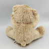 Peluche ours beige de Noël coucou beuh EDL