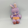 Doudou sonore lapin mauve couche ZOOPY BAOBAB