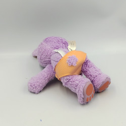 Doudou sonore lapin mauve couche ZOOPY BAOBAB