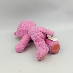 Doudou peluche sonore chat rose couche ZOOPY BAOBAB