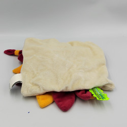 Doudou et compagnie collector ours plat fleur rouge orange TATOO