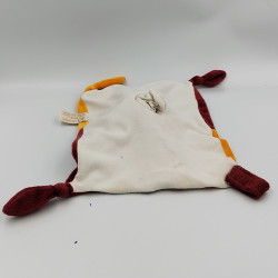 Doudou plat bouc rouge orange RODADOU RODA