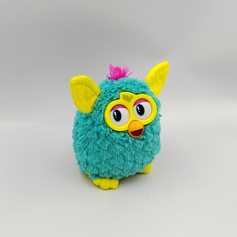 Peluche Furby bleu jaune 2013 HASBRO FAMOSA 