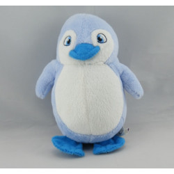 Doudou pingouin bleu BABICO