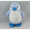 Doudou pingouin bleu BABICO