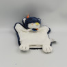 Doudou et compagnie marionnette renard bleu blanc Tiwipi