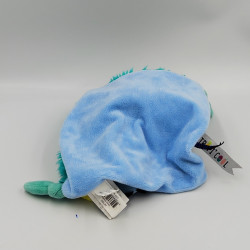 Doudou et compagnie plat carré crocodile bleu blanc vert Tropicool