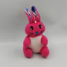 Doudou lapin rose mauve SANDY