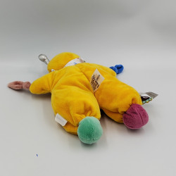 Doudou poupée jaune orange astronaute COROLLE