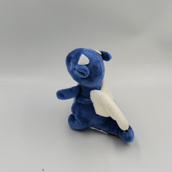 Doudou dragon bleu SERGENT MAJOR