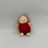 Mini Doudou lapin rouge JACADI