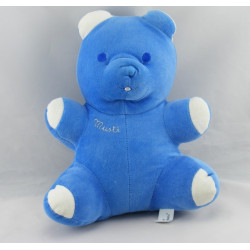 Doudou Ours bleu Musti Mustela