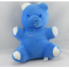 Doudou Ours bleu Musti Mustela