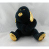 Doudou chien noir et or DOUGLAS