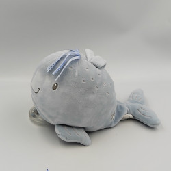 Doudou musical baleine bleu MOTS D'ENFANTS