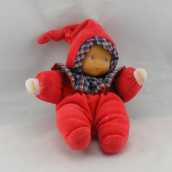 Doudou bébé poupée Baby Pouce rouge COROLLE 2002