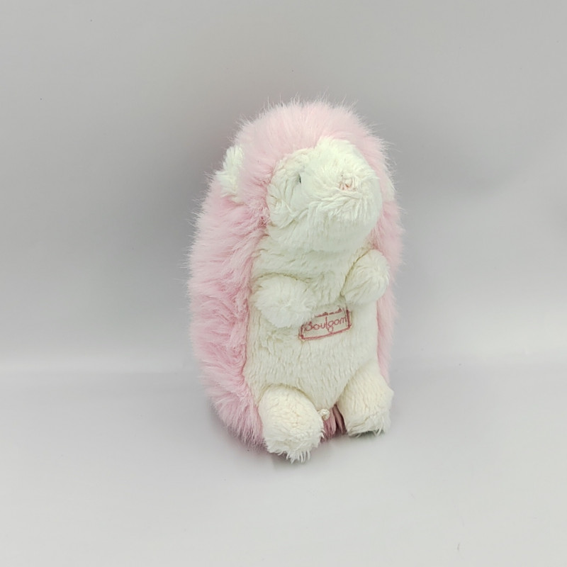 Peluche hérisson rose blanc BOULGOM