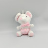 Peluche Puffalump éléphant rose blanc BIKIN