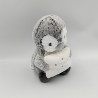 Doudou musical pingouin gris blanc TEX BABY