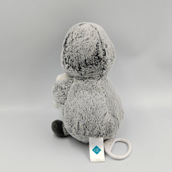 Doudou musical pingouin gris blanc TEX BABY