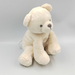 Doudou musical ours blanc TEX BABY