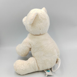 Doudou musical ours blanc TEX BABY