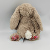 Doudou lapin beige fleurs Liberty JELLYCAT