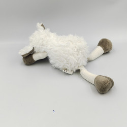 Doudou mouton blanc gris beige Oscar J-LINE