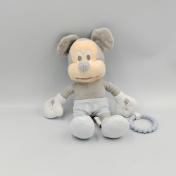 Doudou Mickey bleu gris blanc DISNEY BABY PRIMARK