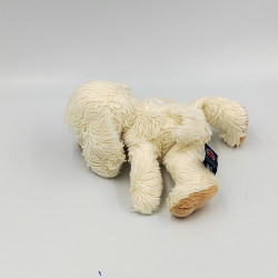 Petite peluche chien blanc beige BUSSI TRUDI