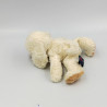 Petite peluche chien blanc beige BUSSI TRUDI