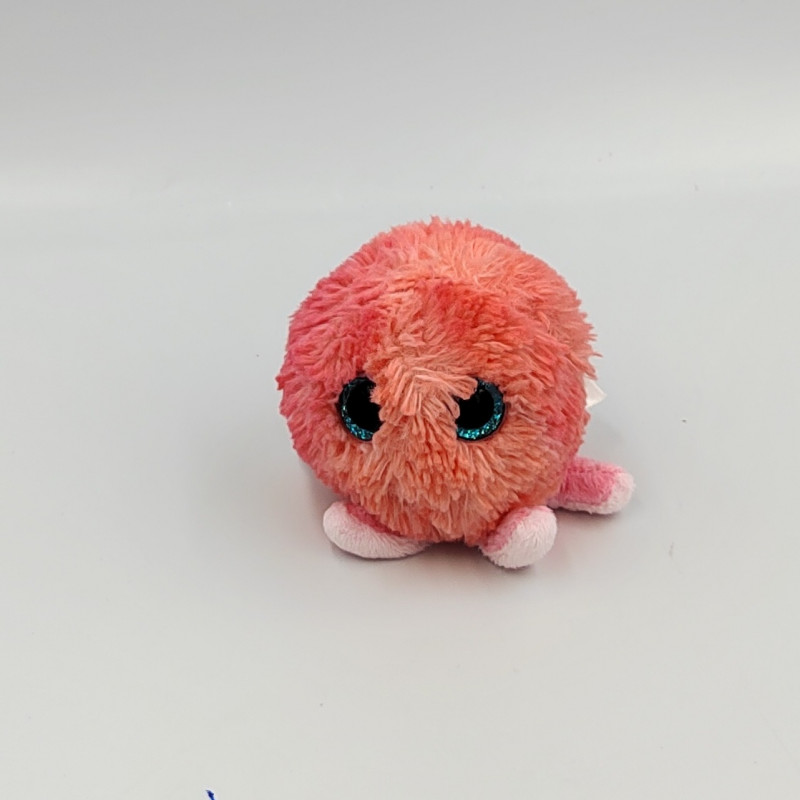Petite peluche pieuvre rose Sheldon TY