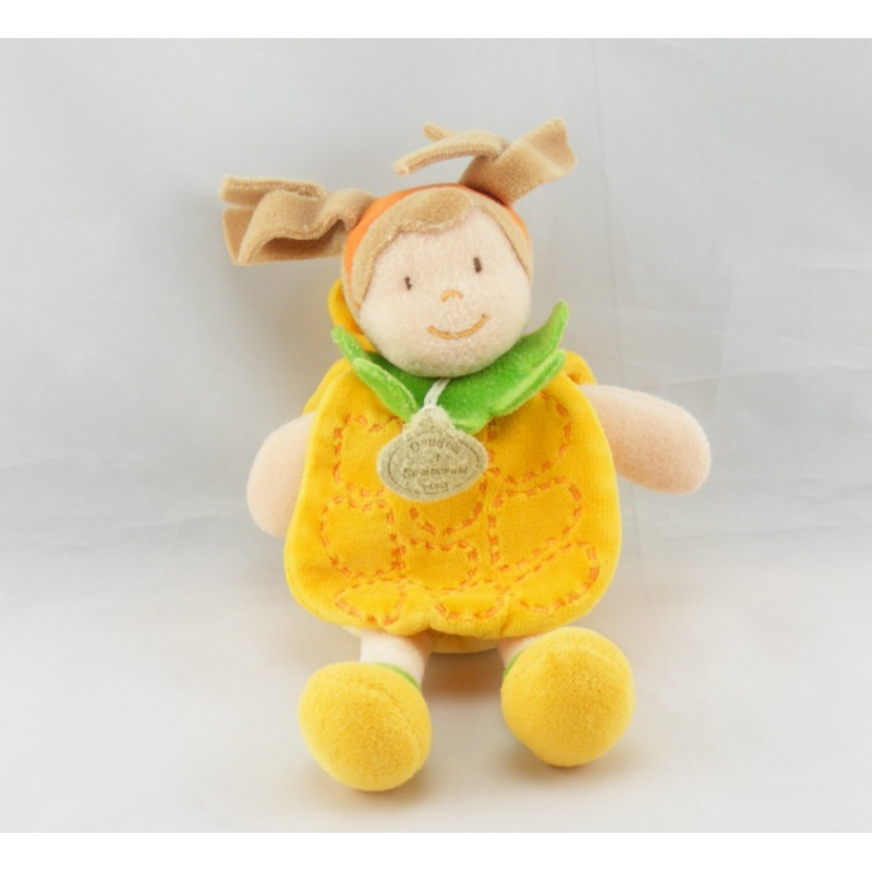 Doudou lutin fille ananas DOUDOU ET COMPAGNIE