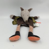 Doudou plat marionnette loup Il était une fois MOULIN ROTY