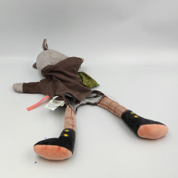 Doudou plat marionnette loup Il était une fois MOULIN ROTY