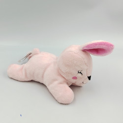 Doudou lapin rose HOME CREATION
