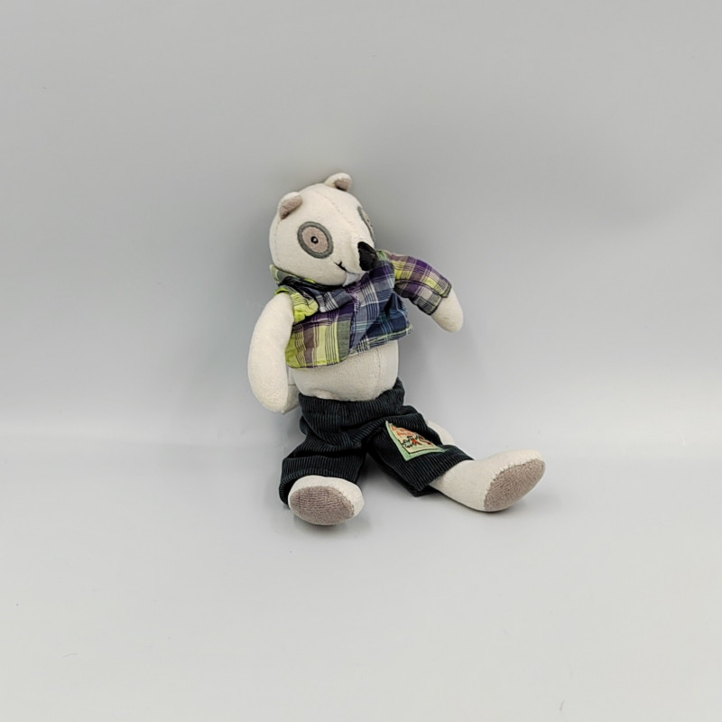 Doudou raton laveur La Grande Famille MOULIN ROTY