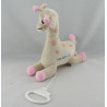 Doudou musical girafe rose beige NOVALAC 2 