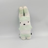 Doudou lapin rayé blanc vert ZEEMAN