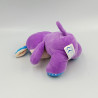 Doudou vache violet bleu pois ITEM INTERNATIONAL