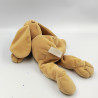 DOUDOU CHIEN MARRON BEIGE COLLIER BLANC PRISCILLA LARSEN