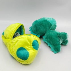 Doudou dinosaure vert dans un oeuf H&M
