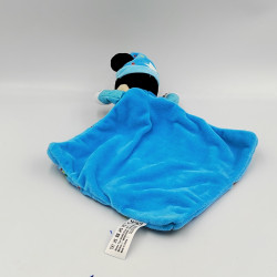 Doudou plat Mickey bleu arc en ciel étoiles DISNEY BABY