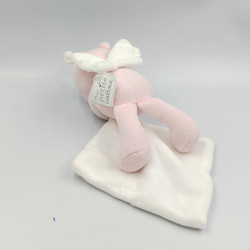 DOUDOU LICORNE ROSE BLANC MOUCHOIR MES PETITS CAILLOUX