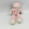 Doudou et compagnie ours rose écharpe Bonbon longues jambes