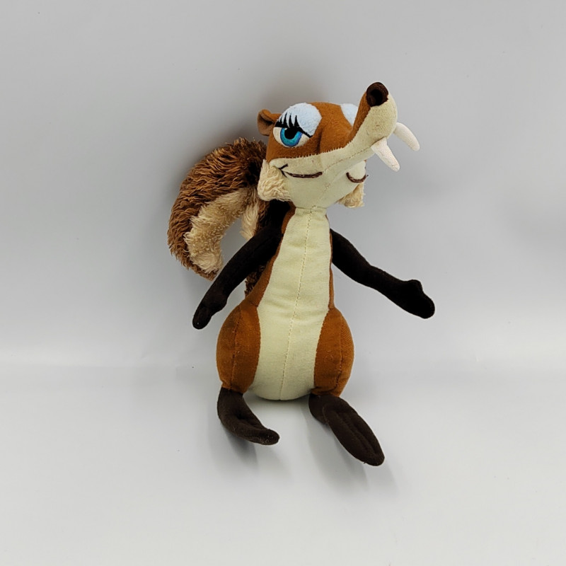 Peluche Ecureuil Scratina amie de Scrat L'âge de glace PLAY BY PLAY