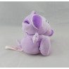 Doudou souris mauve violet Z'AMIS LES SOURIS LANSAY