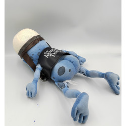 Peluche grenouille bleu Crazy Frog 36 cm 