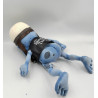 Peluche grenouille bleu Crazy Frog 36 cm 