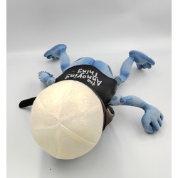 Peluche grenouille bleu Crazy Frog 36 cm 